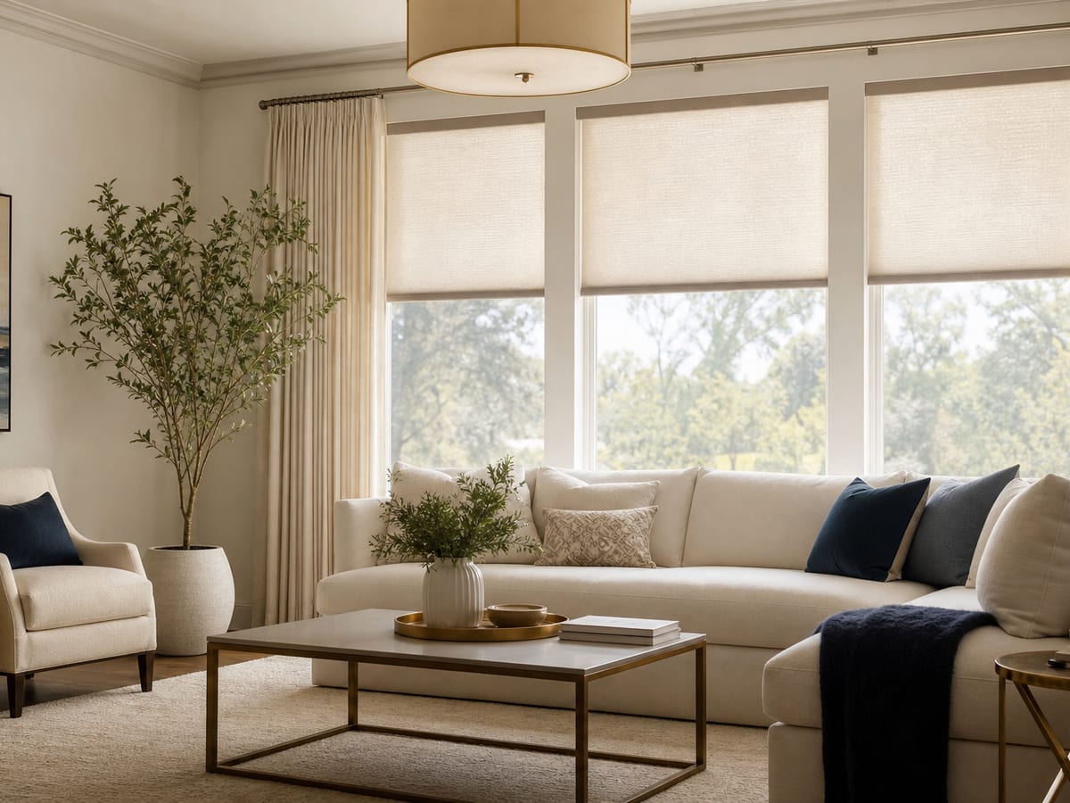 Soft fabric window shades